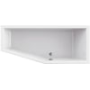 Ben Bobo Bad Afgeschuind 170x75cm rechts Wit