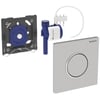 Geberit Sigma 10 urinoir bedieningsplaat pneumatische bediening Rvs Geborsteld