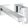 Grohe afkset 2-gats wand wastafelkraan 230 mm.