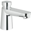 Grohe zelfsluiten Euroeco Cosmopolitan T kraan blauw/rood
