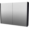 Saniselect Spiegelkast 80x14x60 cm Charcoal Oak
