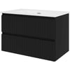 Saniselect Meubelset 80x46x54 cm Mat Zwart