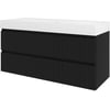 Saniselect Meubelset 120x46x62 cm Mat Zwart