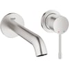 Grohe Essence New 2-gats wastafelkraan Supersteel