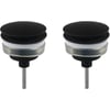 Ben Wastafelplug altijd open 5/4 inch Mat Zwart 2 stuks
