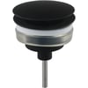 Saniselect Wastafelplug Altijd Open Mat Zwart