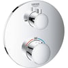 Grohe Grohtherm Afbouwdeel Thermostaat voor Douche en Bad Ø15,8x4,3 cm Chroom