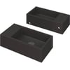 Saniselect Carpo Fontein 36x18x9 cm Quartz Zwart