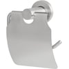 Saniselect Toiletrolhouder met klep RVS