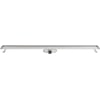 Saniselect Douchegoot met flens met tegelrooster 120x7 cm RVS