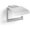 ZACK Atore Toiletrolhouder met klep Geborsteld RVS