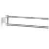 ZACK Atore Handdoekhouder 2-lids 2,8x46x10,4 cm Glans Rvs