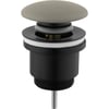 Ben Wastafelplug met Zwart Kelk Kap Cemento