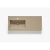 Ben Avira A1 Wastafel Akron, Kom Links 120,3x45x1,3 cm Beige