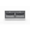 Ben Avira A1 Wastafel Akron 120,3x45x1,3 cm Cemento