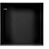 Looox Special Colour Box inbouwnis 30x30 cm Mat Zwart
