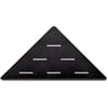 Looox Shelf Hoek Planchet 30x22 cm Mat Zwart