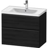 Duravit D-Neo Onderkast 78,4x45,2x62,5 cm Eiken (zwart)