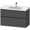 Duravit D-Neo Onderkast 98,4x45,2x62,5 cm Grafiet