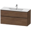 Duravit D-Neo Onderkast 121x46,2x62,5 cm Noten (donker)