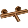 Saniselect Econ badkraan thermostatisch geborsteld koper