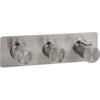 Ben Engraved Cross Inbouwthermostaat Geborsteld Zwart