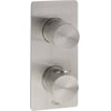 Ben Engraved Cross Inbouwthermostaat Geborsteld Nickel