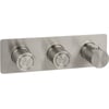 Ben Engraved Line Inbouwmengkraan Geborsteld Nickel