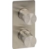 Ben Engraved Line Inbouw Thermostaatkraan Geborsteld Nickel