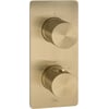 Ben Engraved Line Inbouw Thermostaatkraan Geborsteld Messing