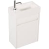 Saniselect Sana Fonteinmeubelset Mat Wit met hoge wastafel links