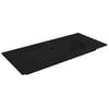 Saniselect Fluente Wastafel 1 bak 1 krg 101x46x1 cm Mat Zwart