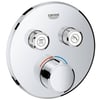 Grohe Smartcontrol Afdekset voor Douchekraan met omstel rond Chroom