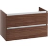 Saniselect Guarda Wastafelonderkast excl. greep 100x39,5x60cm Noten Urban