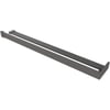 M-serie Handdoekhouder met Planchet 120 cm Geborsteld Grijs