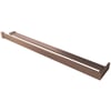 M-serie Handdoekhouder met Planchet 120 cm Geborsteld Koper