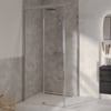 Ben iMotion Zijwand rechts voor schuifdeur links 80x206 cm Chroom Helder Glas