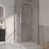 Ben iMotion Zijwand links voor schuifdeur rechts 80x206 cm Chroom Helder Glas