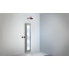 Sunshower Plus Large Opbouwset vlak 33x12x95 cm Organic grey