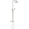 Ben Lavion 250 Regendoucheset Cool met Push handdouche Geborsteld Nickel