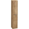Saniselect Luca Hoge Kast 35x32x180cm Eiken Marcato met chromen greep