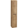 Saniselect Luca Hoge Kast 35x32x180cm Eiken Marcato met mat zwarte greep