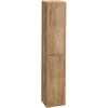 Saniselect Luca Hoge Kast 35x32x180cm Eiken Marcato met rvs greep