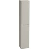 Saniselect Luca Hoge Kast 35x32x180cm Kiezel Grijs met chromen greep