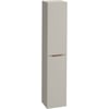 Saniselect Luca Hoge Kast 35x32x180cm Kiezel Grijs met koperen greep