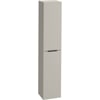Saniselect Luca Hoge Kast 35x32x180cm Kiezel Grijs met mat zwarte greep