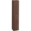 Saniselect Luca Hoge Kast 35x32x180cm Noten Urban met chromen greep