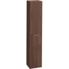 Saniselect Luca Hoge Kast 35x32x180cm Noten Urban met messing greep