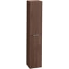 Saniselect Luca Hoge Kast 35x32x180cm Noten Urban met rvs greep