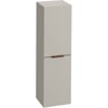 Saniselect Luca Midi Kast 35x32x120cm Kiezel Grijs met koperen greep